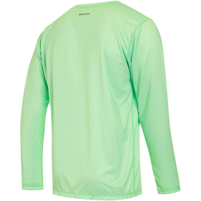 2024 Mystic Mens Star Long Sleeve Quickdry Top 35001.240158 - Lime Green